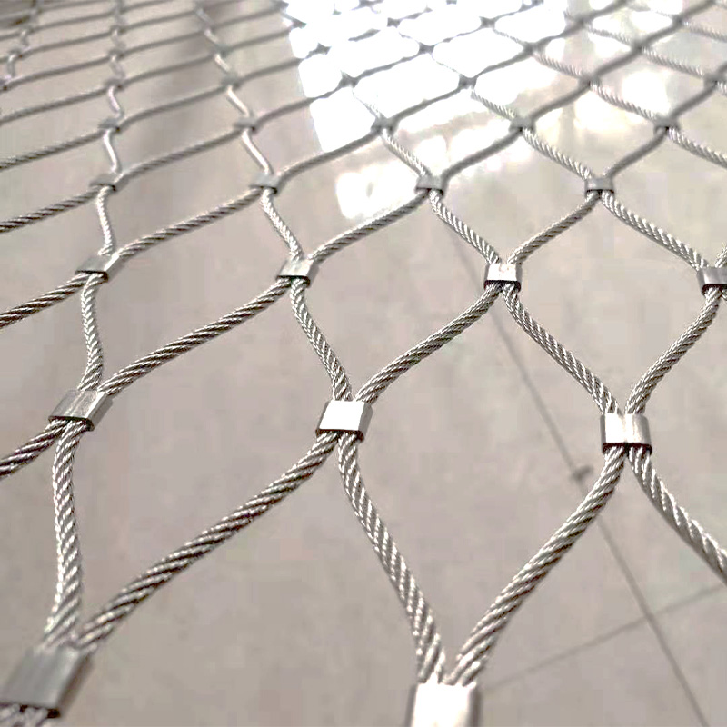 铝卡扣不锈钢绳网